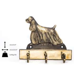 Cocker spaniel amerykański wieszak z mosiądzu Art-Dog